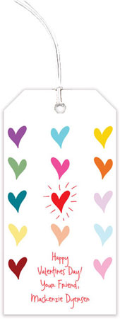 Valentine's Day Hanging Gift Tags by Little Lamb Designs (Forever Hearts)